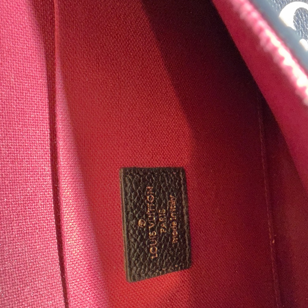 Louis Vuitton Bag with Rich Red Interior